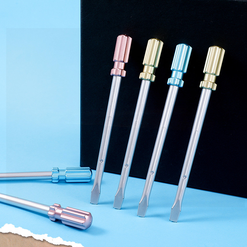 

24 Pcs Wrench Hammer Simulation Screwdriver Gel Pens Set Durable High-value Stationery Cute Creative Kids Office Supplies