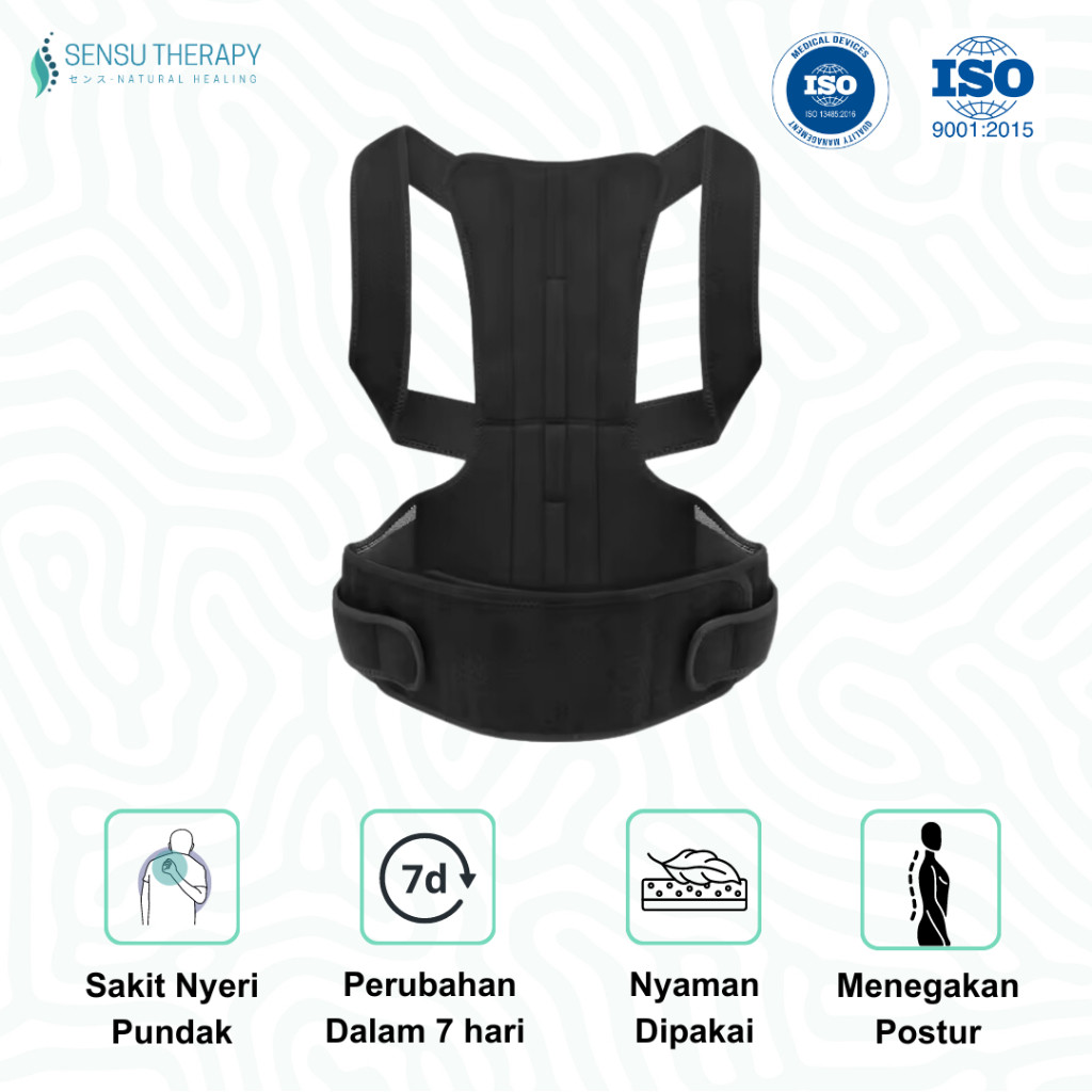 Sensu Postur Pro | Alat Terapi Koreksi Penyanggah Punggung & Postur Tubuh