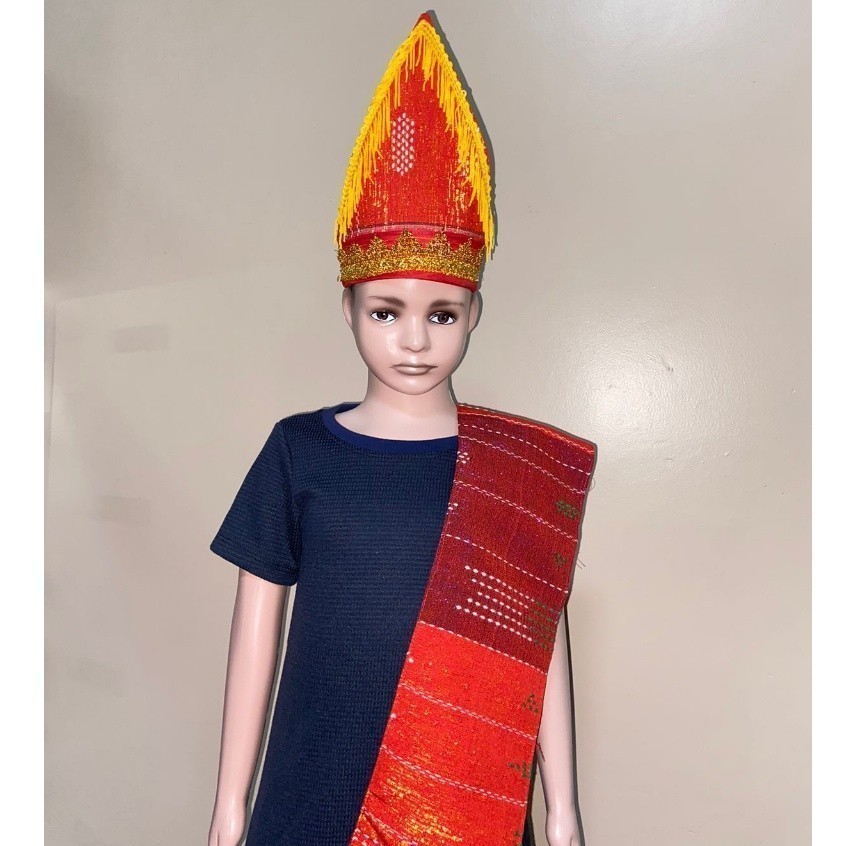 Paket 2  Anak Laki-Laki  / Sortopi / Selendang Batak / Pakaian Adat Batak / S C