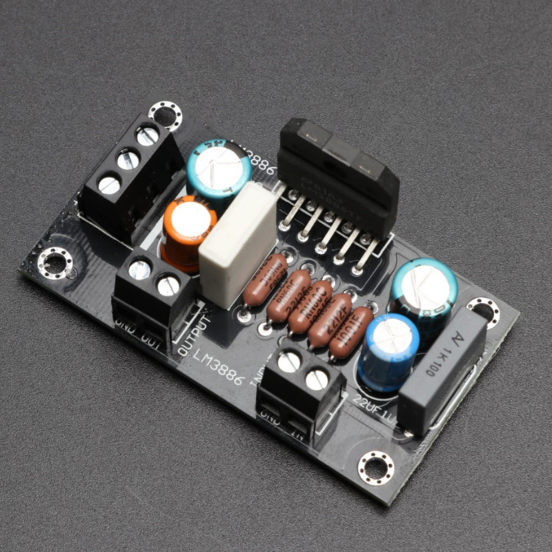 KYYSLB Positive and Negative DC Double 20-28V 68W LM3886T Amplifier Board HIFI High Fidelity Enthusi