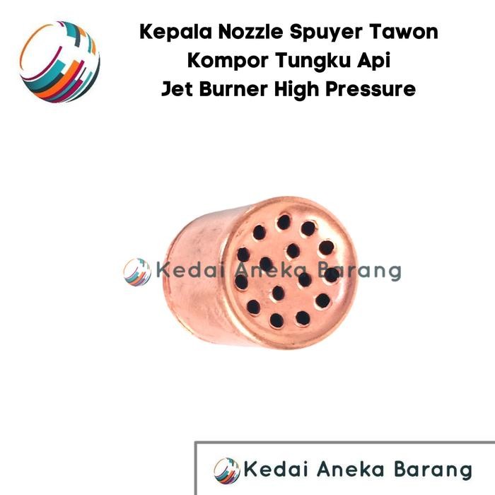 Kepala Tawon Spuyer Kompor Burner Tungku Api High Pressure Gas LPG BEST