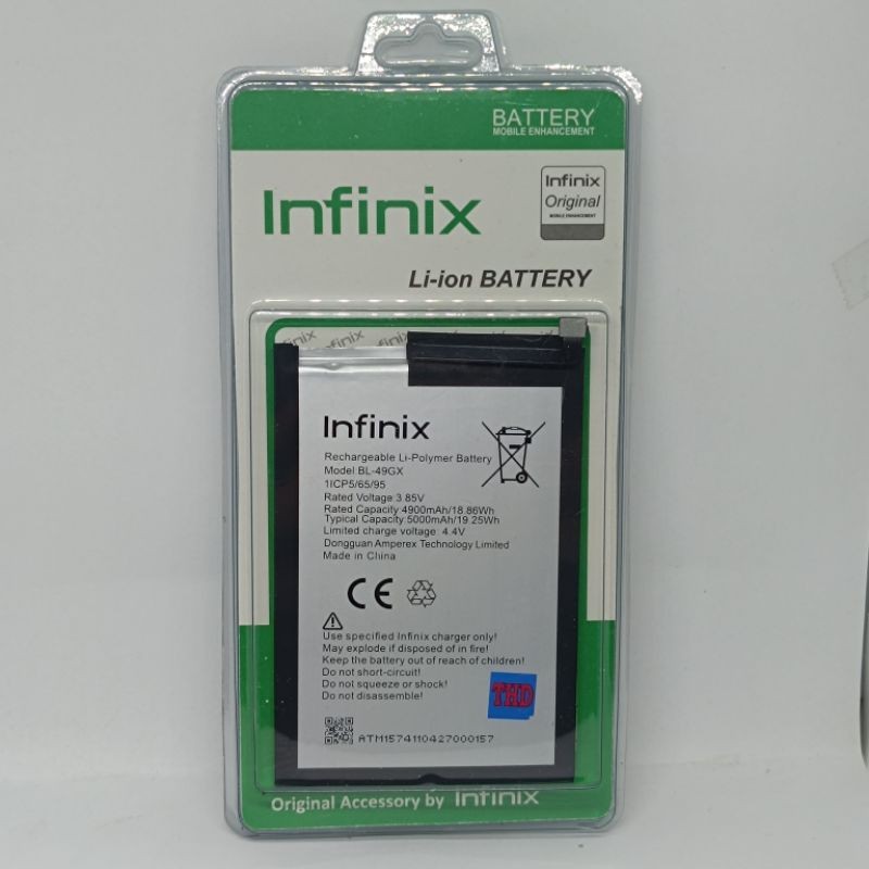 BATERAI BATRE INFINIX HOT 11S / HOT 11S NFC BL49GX 5000MAH .