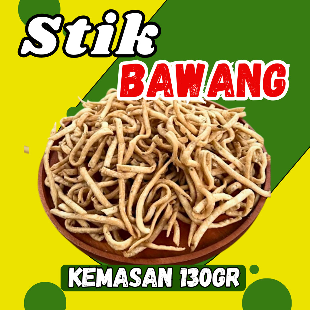 

Stik Bawang Pedas130gram Stik Bawang Gurih Aroma Asli
