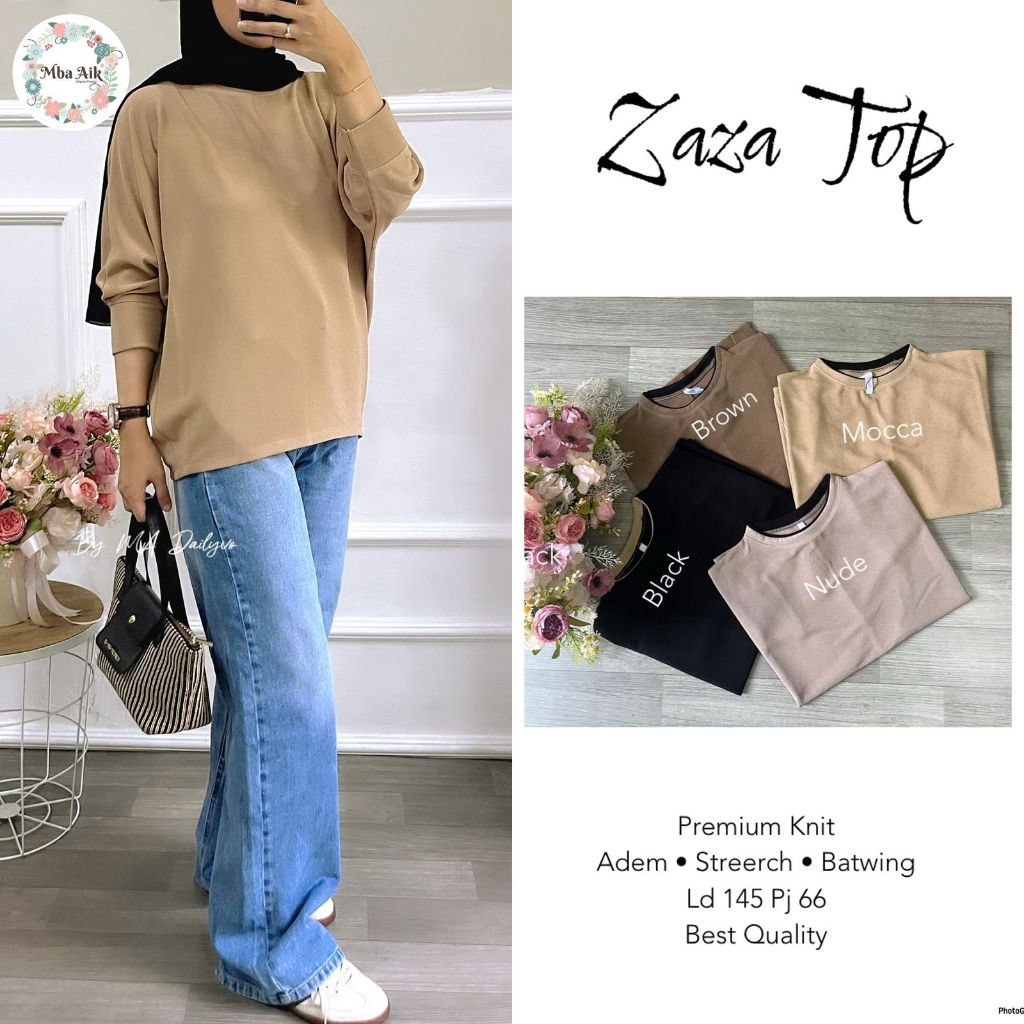 Fashion Wanita HQ  ZAZA TOP From mA