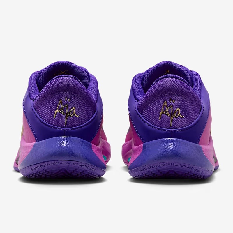 New Product Ncr Sport Sepatu Basket Wanita Nike Wmns A'One Ep Fierce Purple Original Fz8606-500