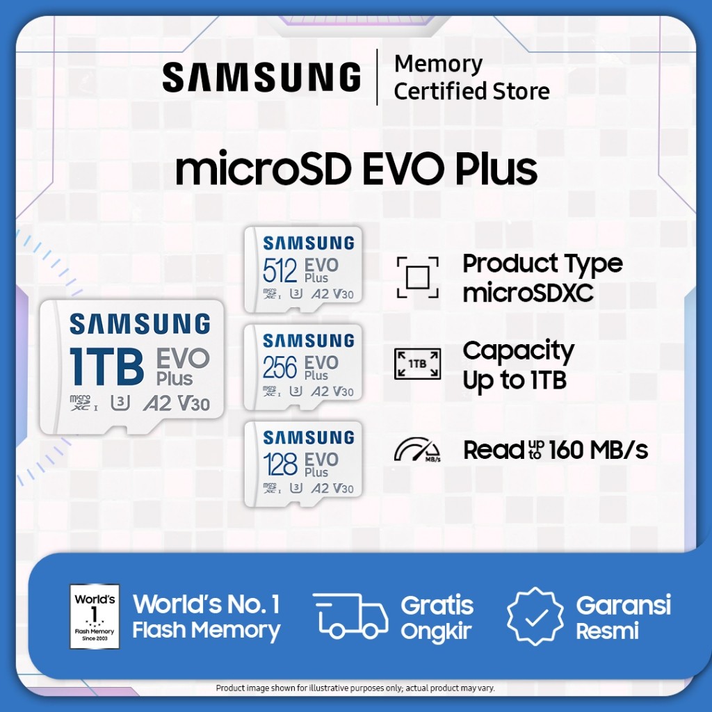 Samsung microSD EVO Plus UHS-I - microSDXC - 512GB / 1TB