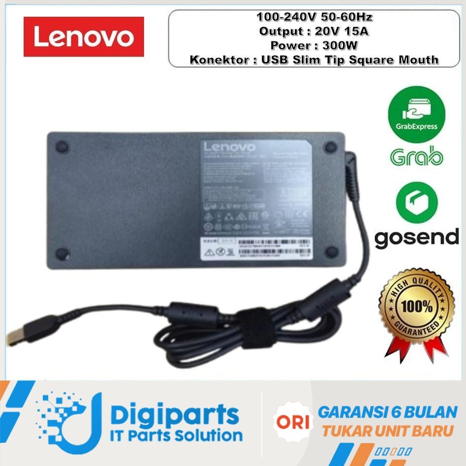 Adaptor Charger Laptop Legion 5i Pro 300W terbaru
