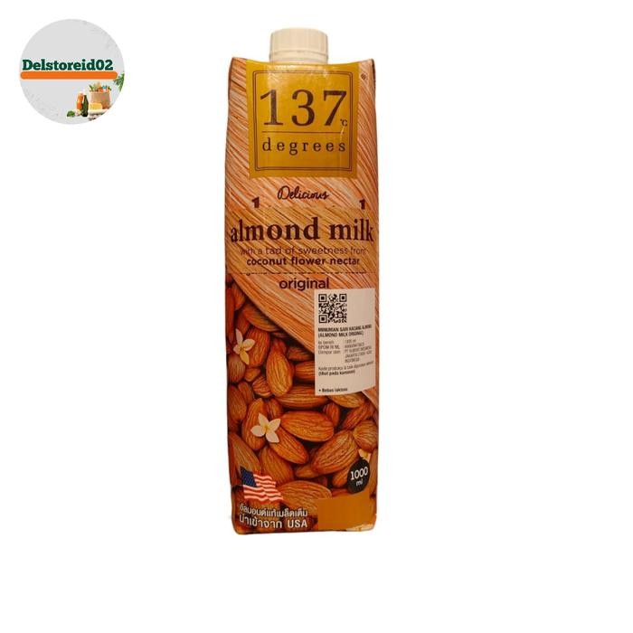 

137 degrees almond milk coconut flower nectar 1L