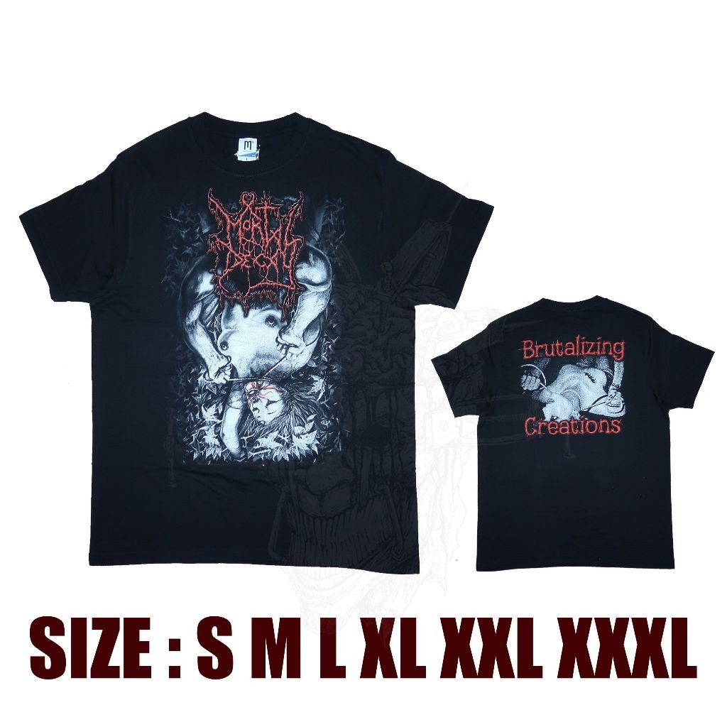 ORIGINAL & BERLISENSI - T-SHIRT - MORTAL DECAY - BRUTALIZING CREATIONS | BRUTAL/TECHNICAL DEATH META