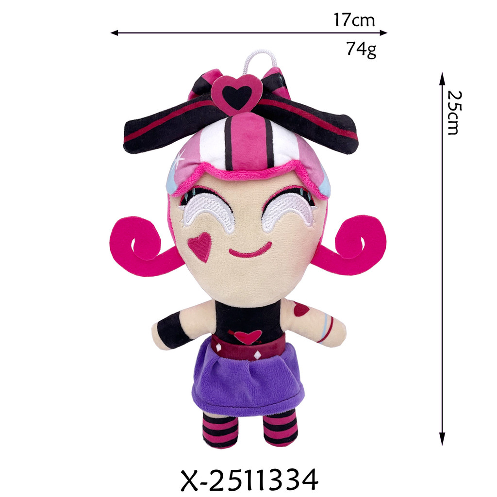 **Shadow Milk Cookie Plush Run Kingdom Demon Cookie Plush Cartoon Game Silent Plushie Cute Stuffed D