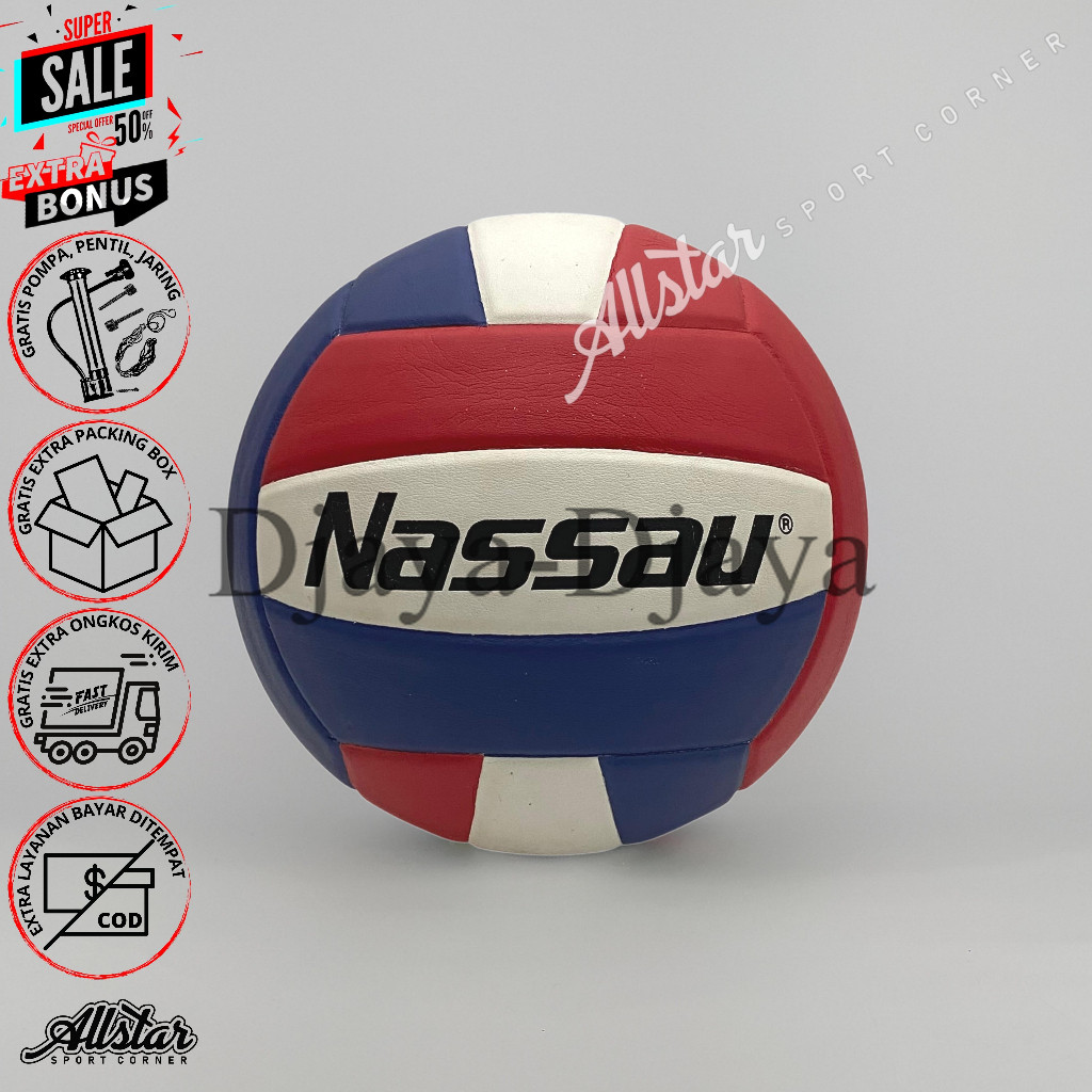 PromoNASSAU Bola Voli Volly Voly NASSAU NEW PATRIOT ORIGINAL MATCH bola voli original Size 5
