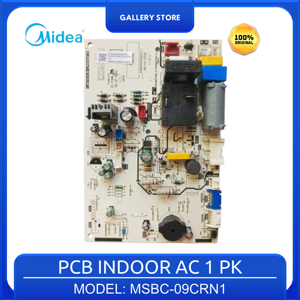 Modul Main Pcb Ac Indoor Midea 1 Pk MSBC-09CRN1