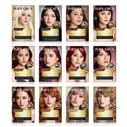 Implora COLOR Permanent Hair Cat Rambut