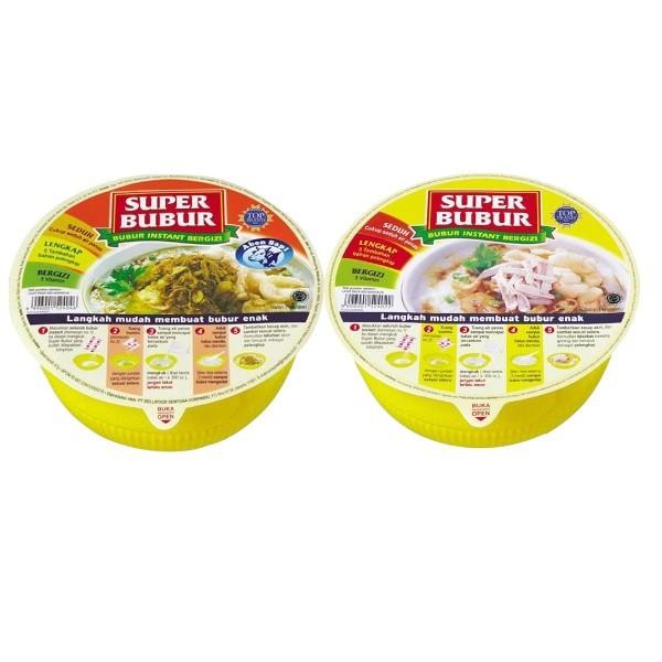 SUPER BUBUR INSTAN ABON SAPI | SUPER BUBUR AYAM KEMASAN CUP