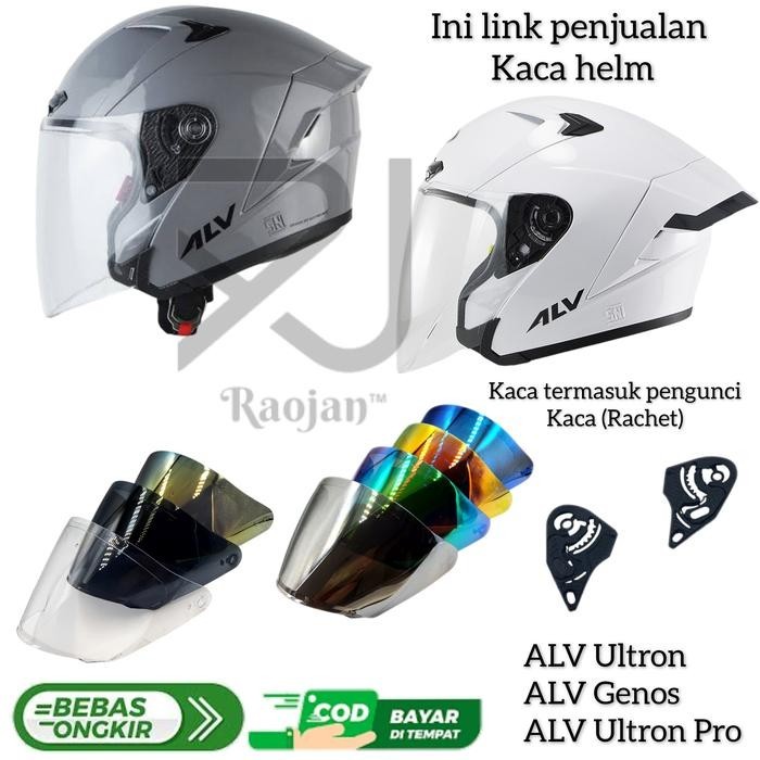 Kaca helm ALV Ultron Visor helm ALV Ultron Pro