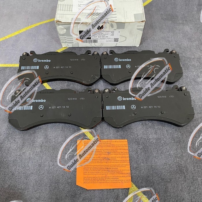 KAMPAS REM BRAKE PAD DEPAN W212 W218 CLS63 E63 C63 AMG MERCEDES BENZ