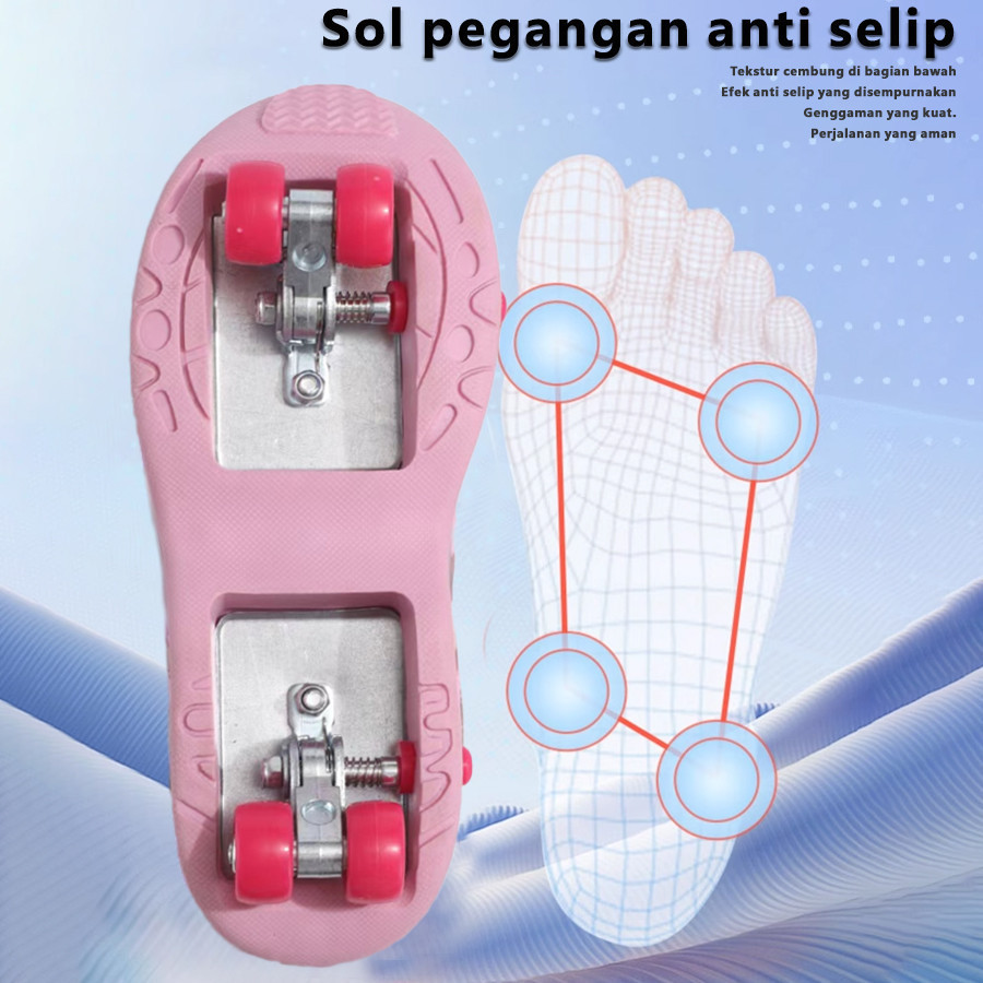 Sepatu Anak Perempuan/Sepatu Roda Anak Perempuan/Sepatu Roda/Sepatu Roda Anak Perempuan Roda 4 Co