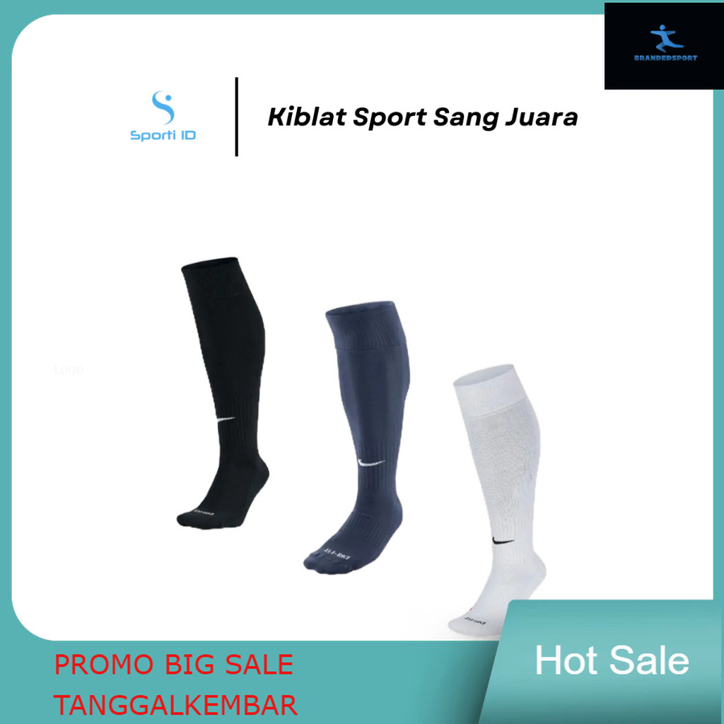 Kaos Kaki Bola Nike Academy Cushioned Black Original | Kaos Kaki Futsal Nike Academy