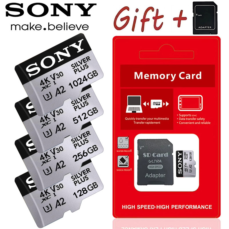 Original 1TB Sony Ultra Card SD/TF Flash Memory Card 128/256/512GB Micro SD Card High Speed for Phon