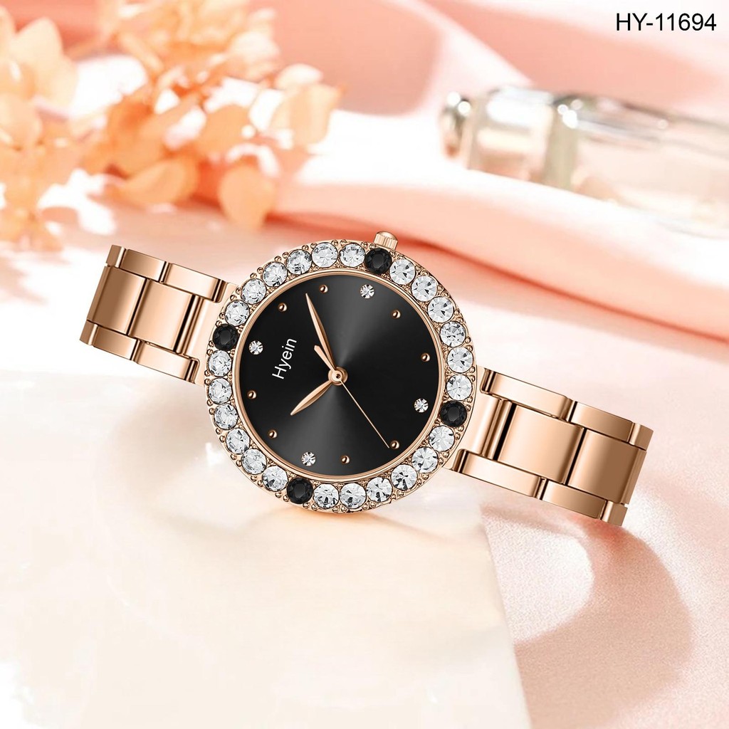 Jam Tangan  Hyein Jam Tangan Wanita 11694 Rantai