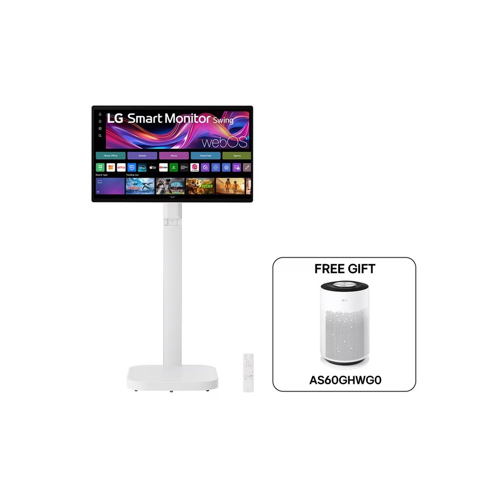 LG SMART MONITOR 32 INCH 32U889SA-W IPS 4K 2160P 5MS 60HZ USB-C TOUCH SCREEN
