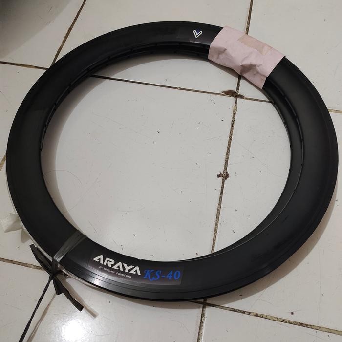 rims 20 406 araya 28 hole ks-40 double wall by Mitra Hobby