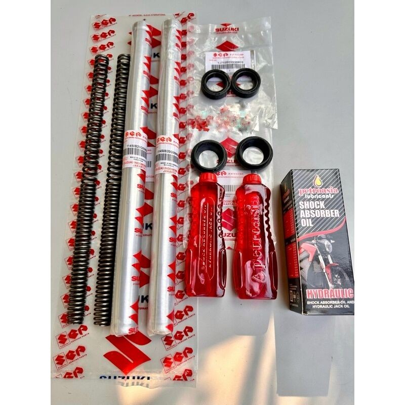 Paket Lengkap As Shock Depan Shogun 125 FD Shogun 125 Sp Lama Arashi Smash Titan Axelo Model Klip 37