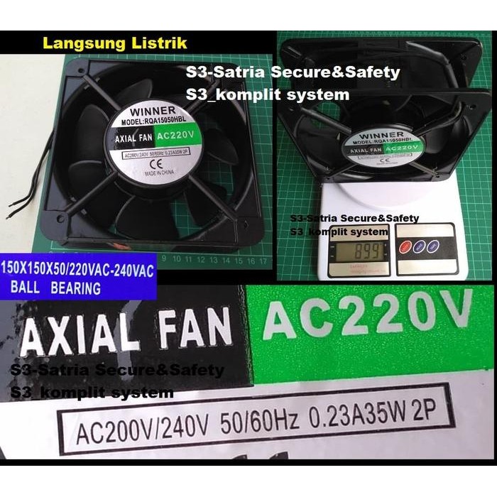 Winner Cooling Axial FAN AC 15CM Kipas panel 15 cm AC220V