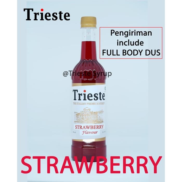 [SIMARI] Trieste syrup / sirup rasa Strawberry
