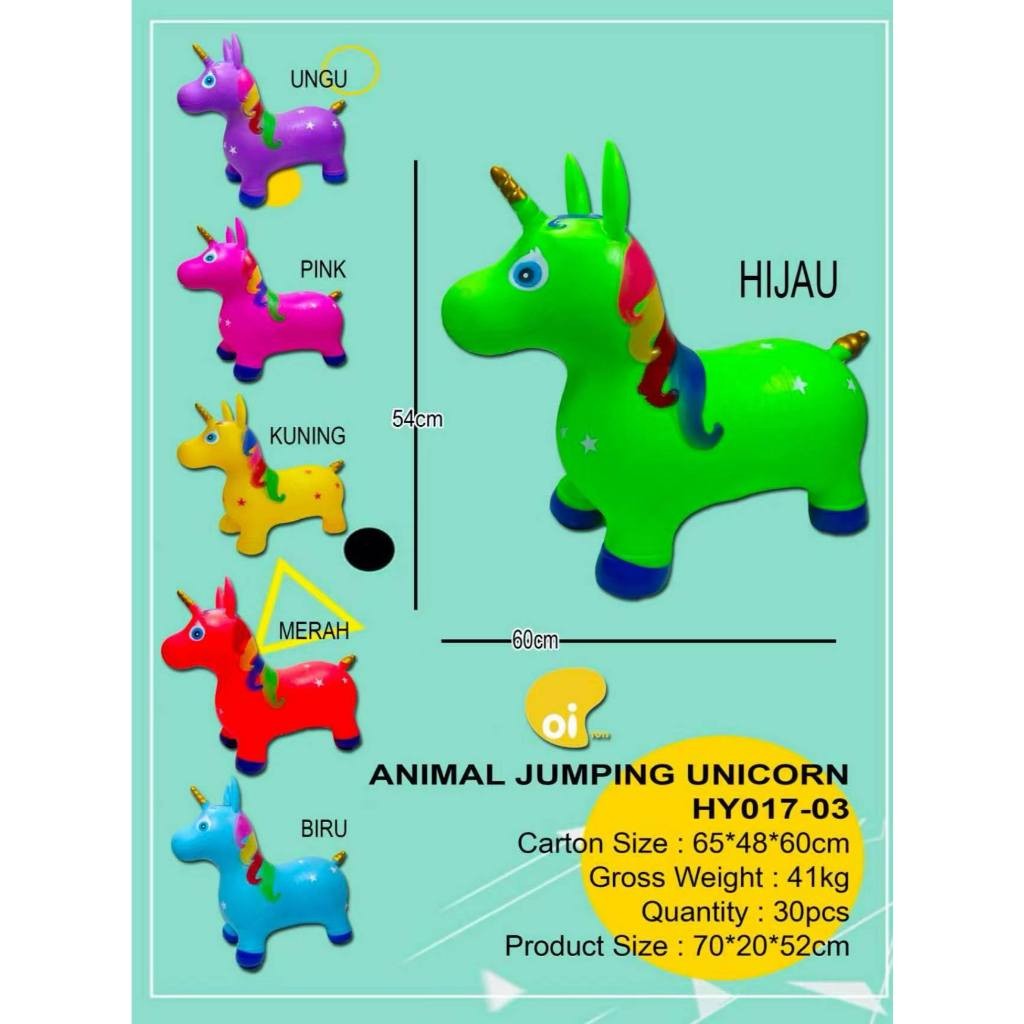 SUMERKAN Animal Jumping Unicorn / Animal Jumping Kuda Kudaan