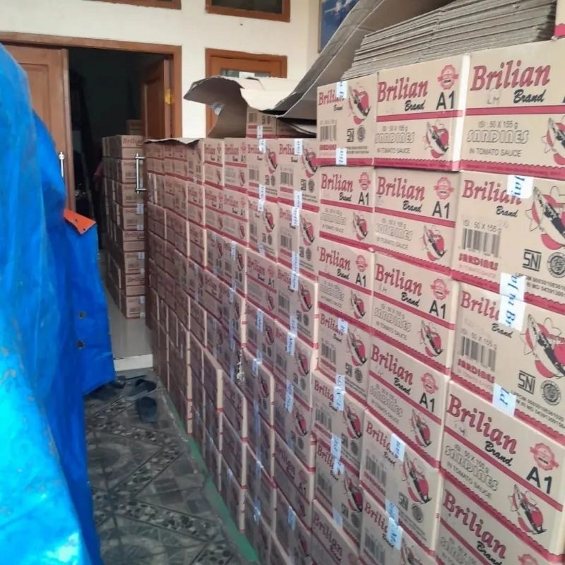 sarden brilian155gr 1 karton isi 50 kaleng
