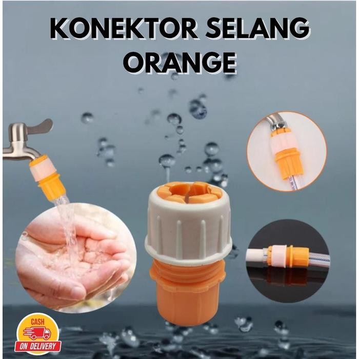 Konektor Selang Air Sambungan Selang Keran Air Fleksibel Anti Panas  / Adaptor Selang Konektor Sambu