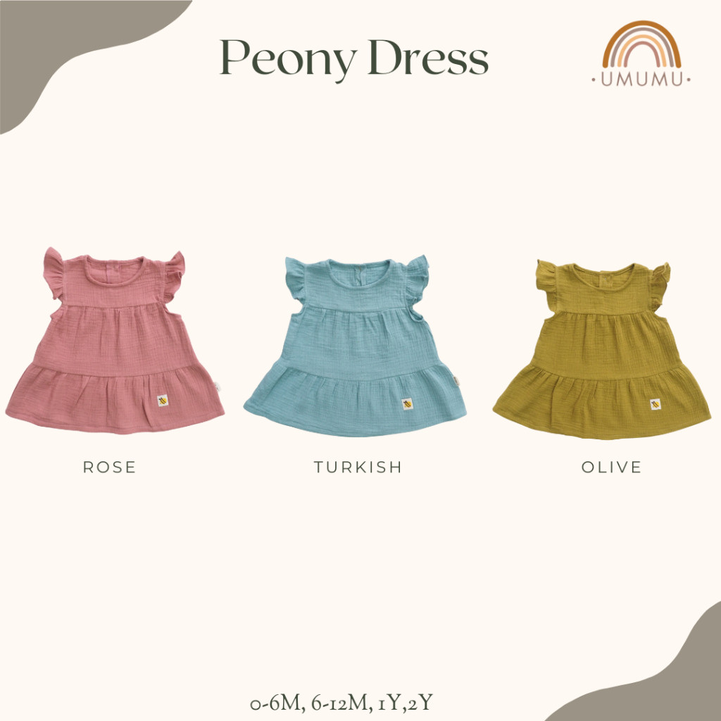 UMUMU Peony Dress - Dress Anak Perempuan