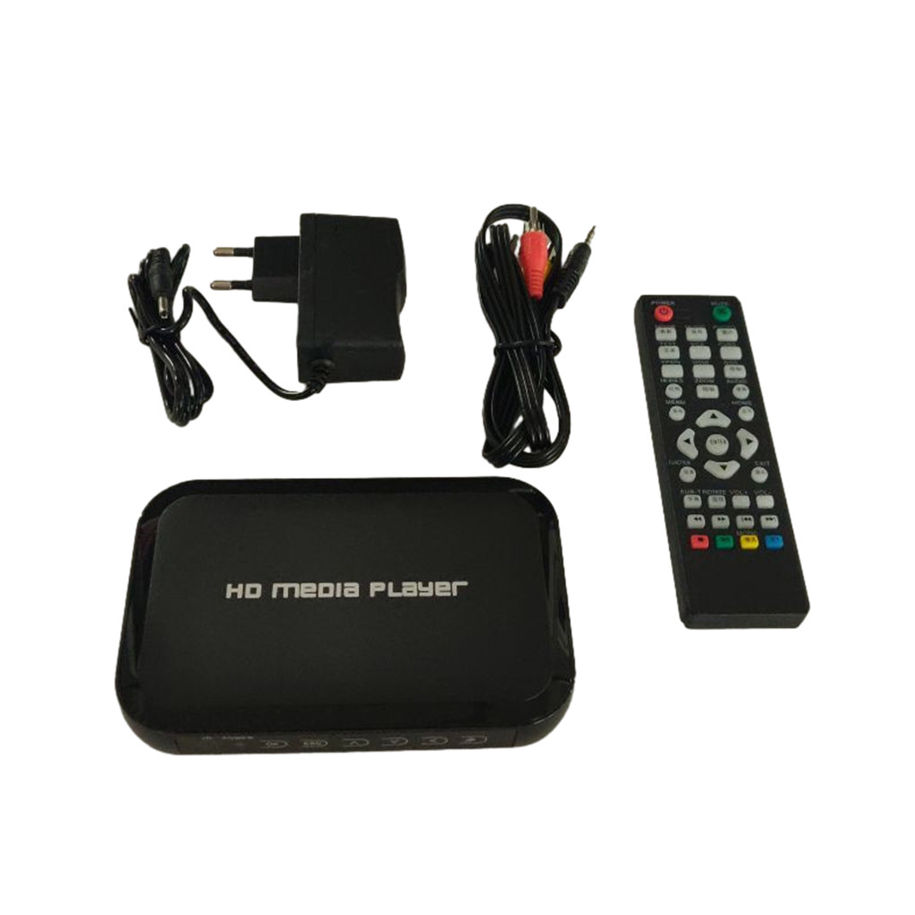Full HD 1080P Media Player Center Multi Media Video Player HD SD SDHC MMC Cards  USB Remote Control 