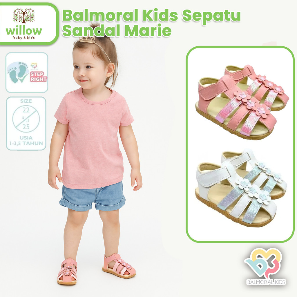 Sepatu Sandal Anak - Balmoral Kids Marie Sepatu Sandal
