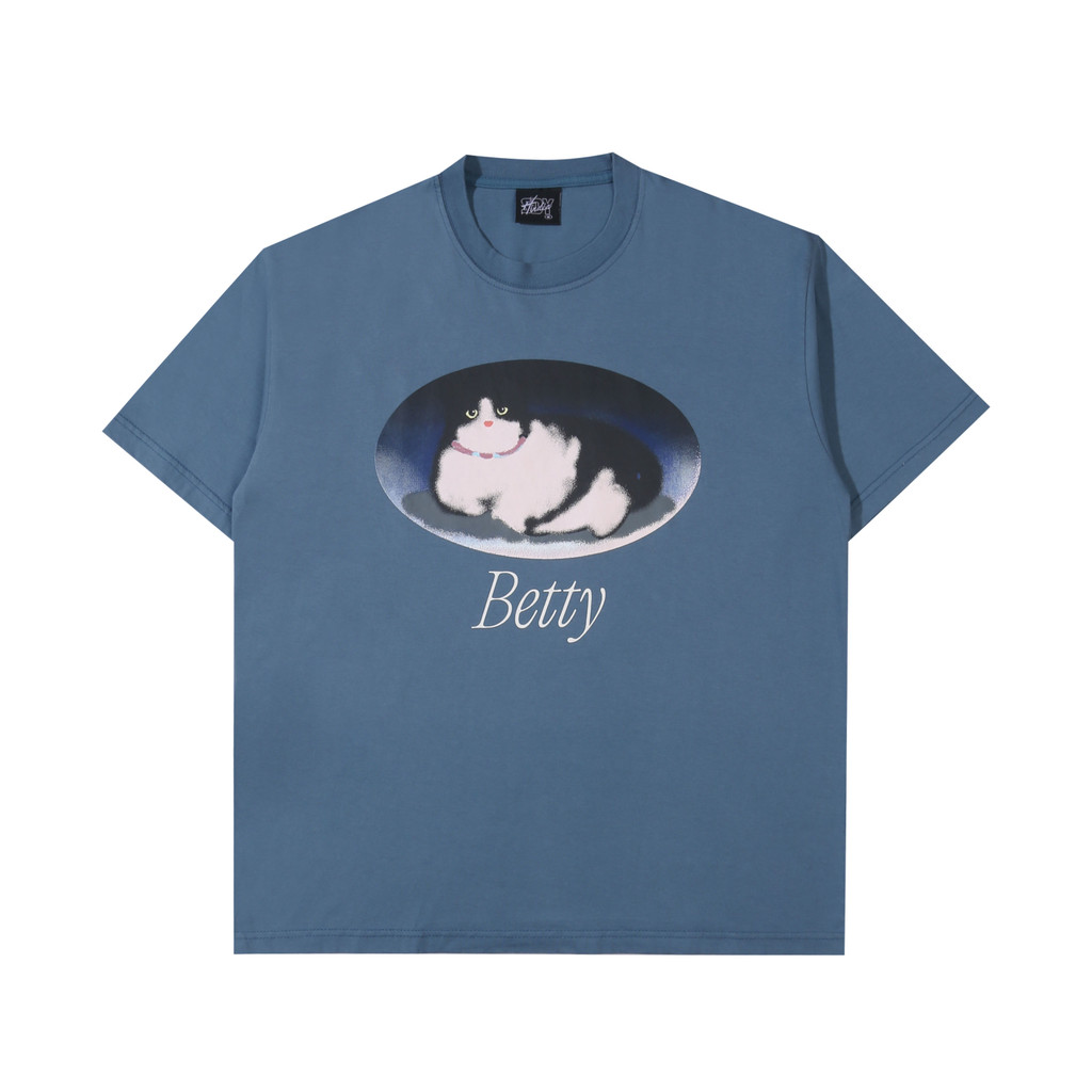 Hindia - Betty Bleached - T-shirt - Deep Blue