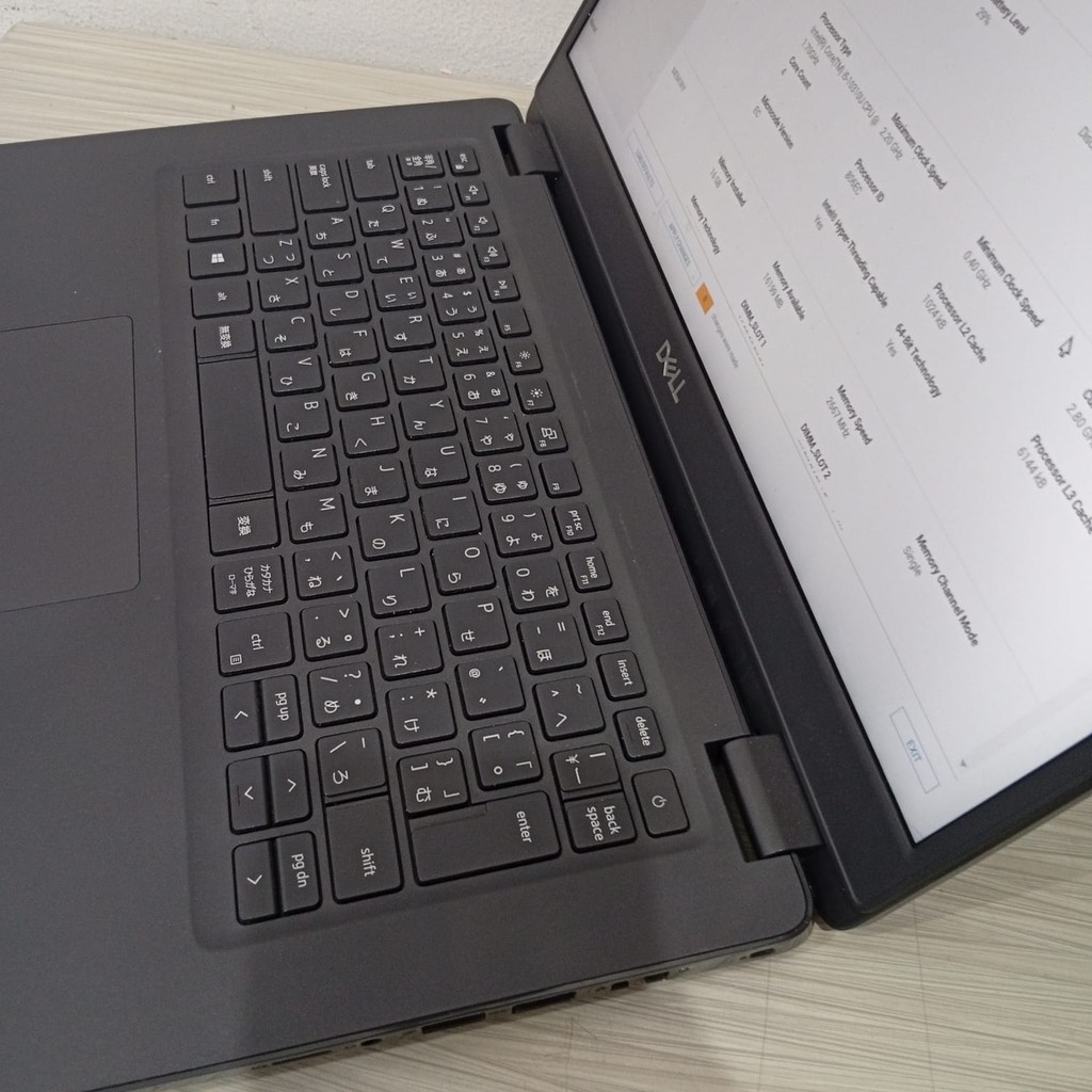 laptop second Dell 3420 ram 8Gb core i5 gen11 ssd  256gb 14.1 inch touchscreen