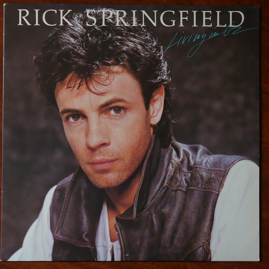 Vinyl Pop Rock Rick Springfield – Living In Oz Japan Pressing