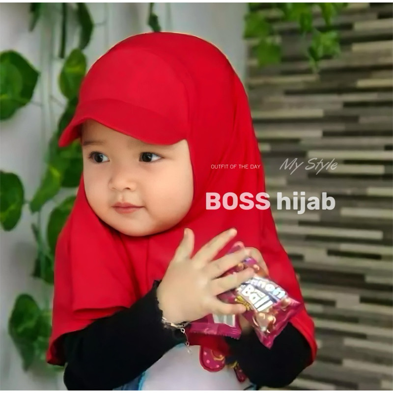Hijab topi anak bayi 0 3 6 bulan 1 2 tahun sampai 6 tahun JILTOP BAYI kerudung topi anak perempuan j