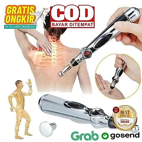 MASSAGER PEN Original Pen Akupuntur Alat Pijat Bolpen Terapi Listrik Kejut Elektrik