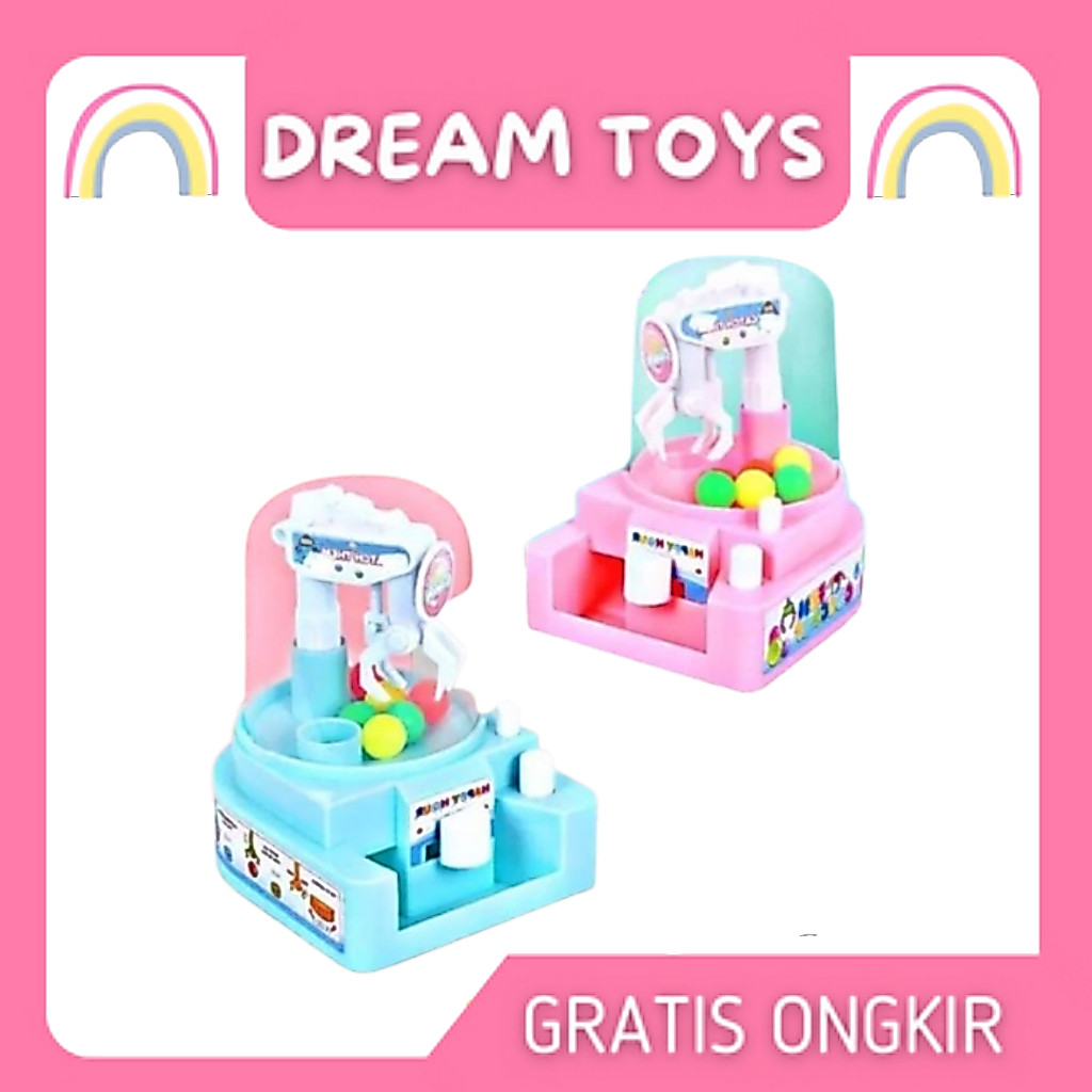 Mainan Claw Machine Mini Mesin Capit Mini Mainan Claw Game Mainan Mesin Capit Boneka Doll Machine Me