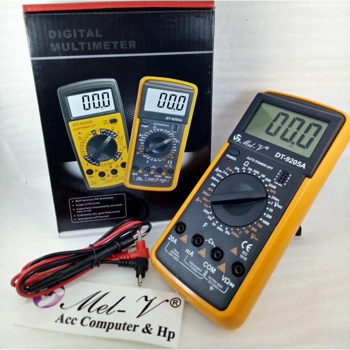 Multitester / Multimeter / Avometer DIGITAL DT-9205A DT9205A