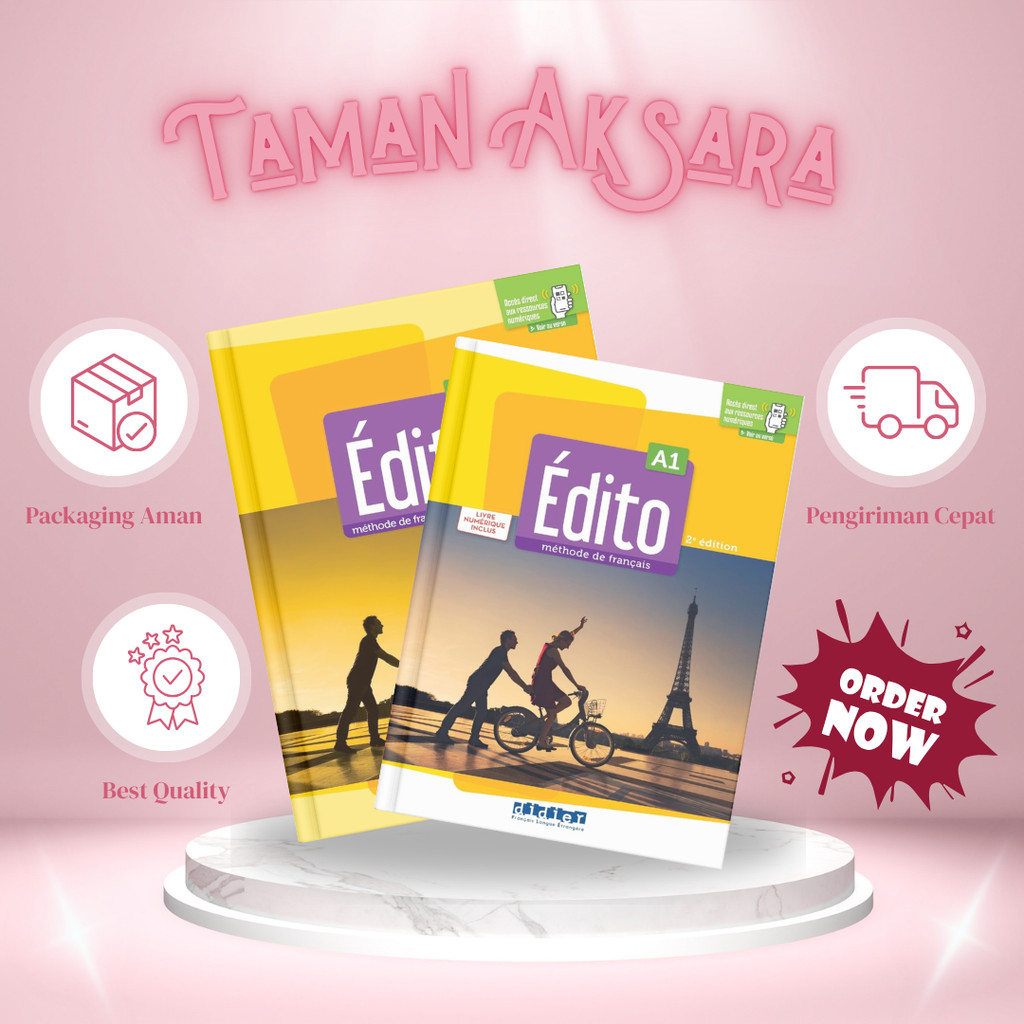 Buku Belajar Bahasa Prancis | Edito A1 – Livre & Cahier d’activités