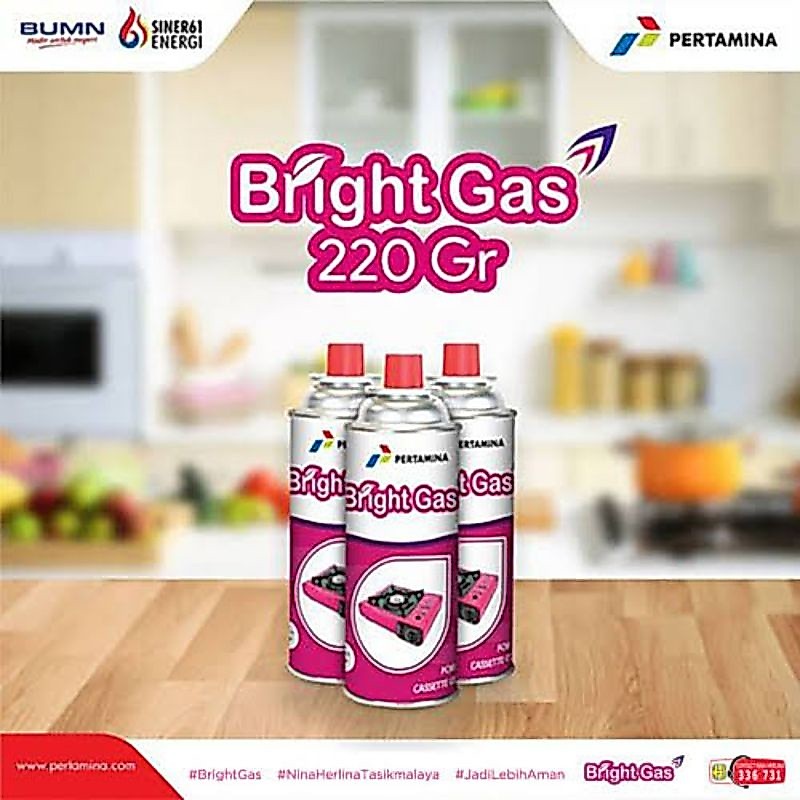 Gas Portable Bright Gas/Gas kaleng portable harga 1pcs