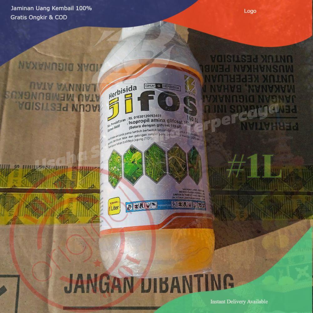 JIFOS 160 SL Herbisida Sistemik 1 Liter Isopropil Amina Glifosat 160g/l Basmi Rumput Alang-Alang Hin