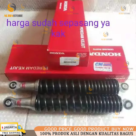 KDM_24 shockbreaker belakang supra x 125 revo 100 supra fit new Kharisma 52400A-KTM-N30 sepasang