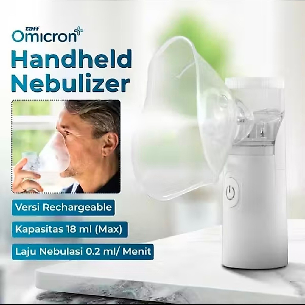 Nebulizer Alat Uap Bantu Pernafasan Asma Inhalasi / Alat Terapi Pernafasan Asma Ultrasonic / Alat Te