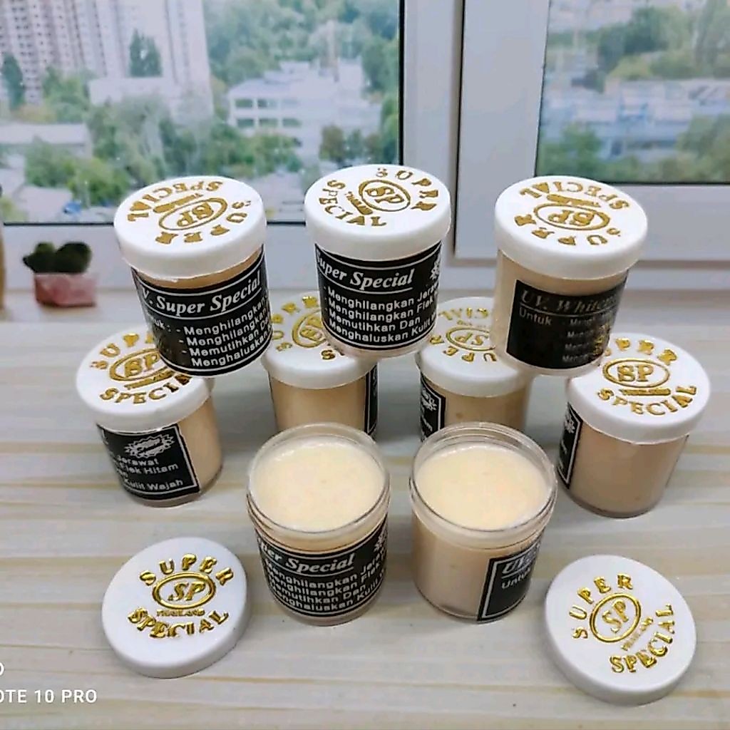 krim sp item whitening original pemutih siang malam melembabkan