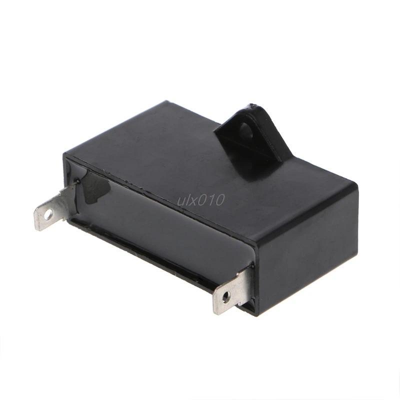 Black 12uF Generator Capacitor Generator CBB61 12uF 50/60Hz 350VAC Fan Motor Wholesale & Drop Ship