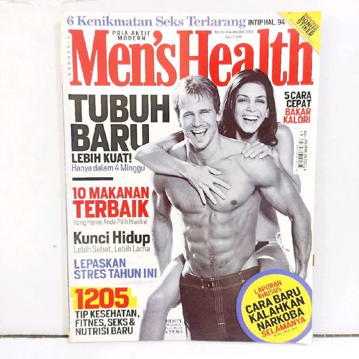 Majalah Men's Health Januari 2008 - Tubuh Baru Lebih Kuat 10 Makanan Terbaik Kunci Hidup Sehat 1205 